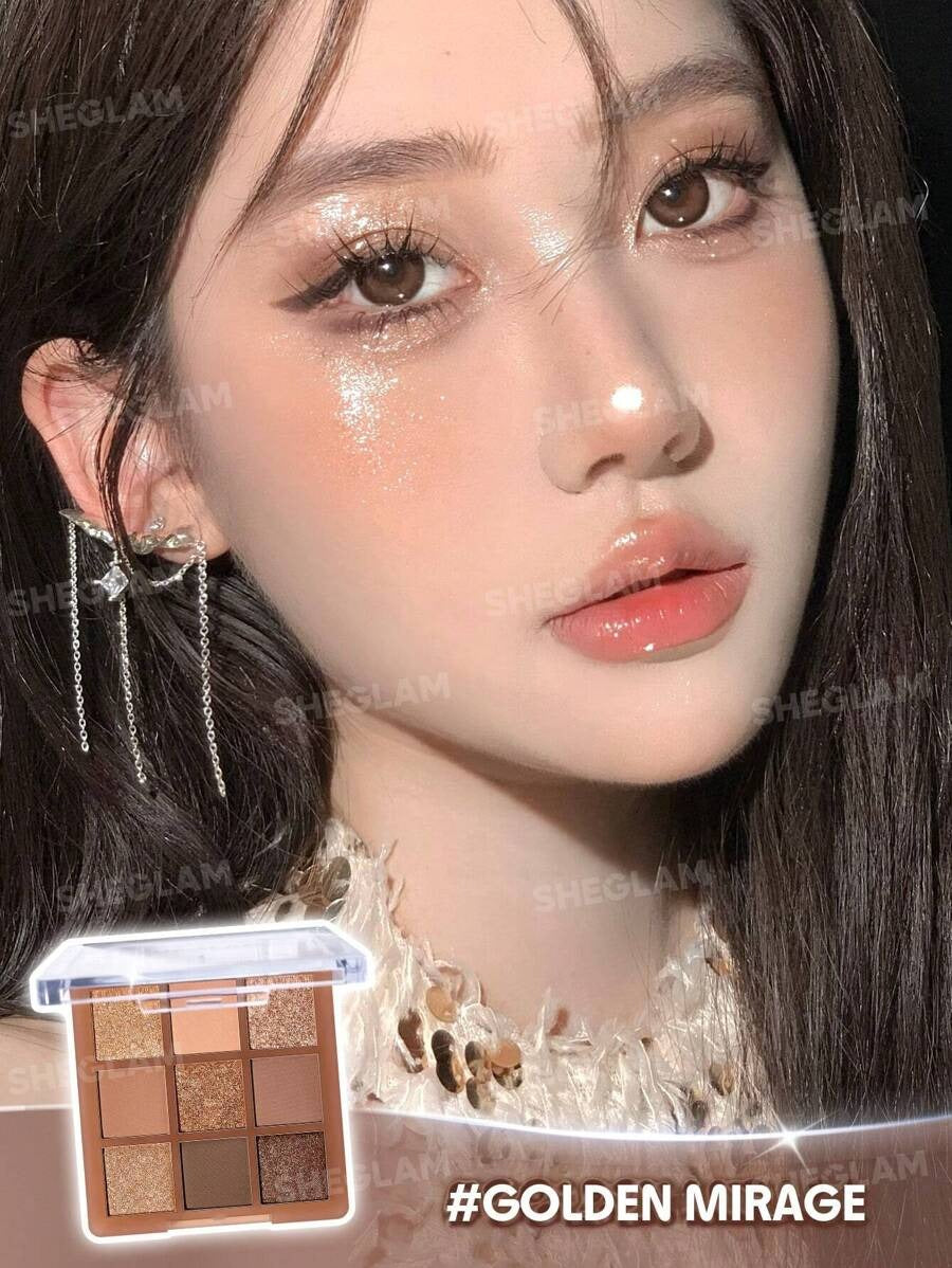 SHEGLAM Golden Mirage باليت ظلال عيون