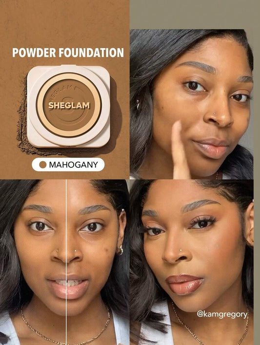 SHEGLAM Mahogany بودرة أساس مضغوطة