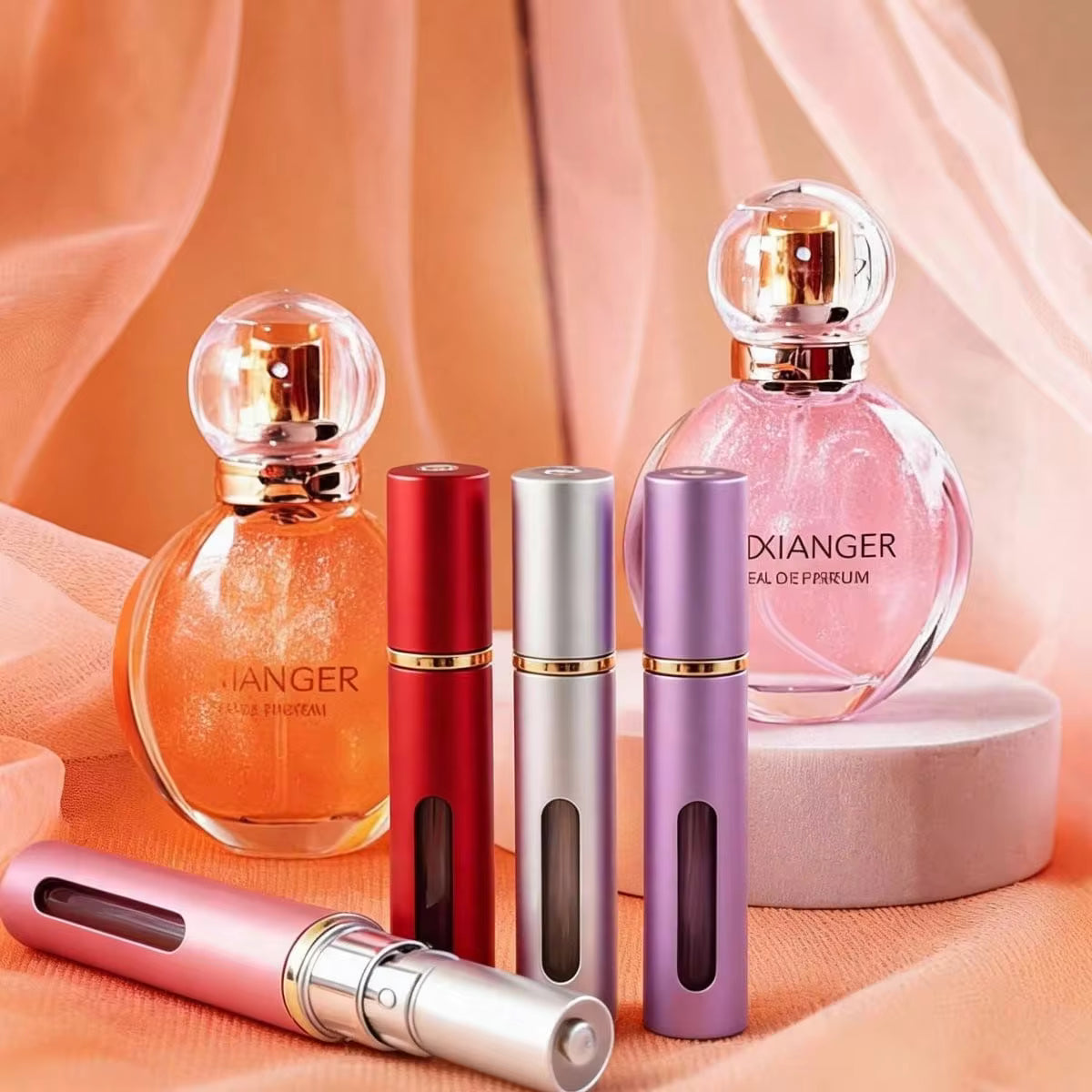 SHEIN عطر نسائي ببودرة ذهبية برائحة الكاكاو والزهور