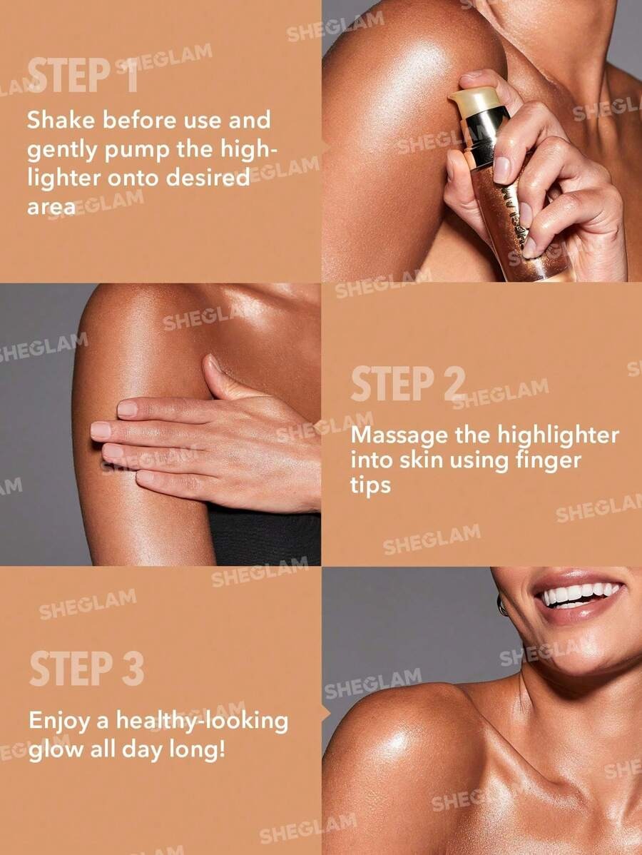 SHEGLAM Athena هايلايتر جسم سائل لون