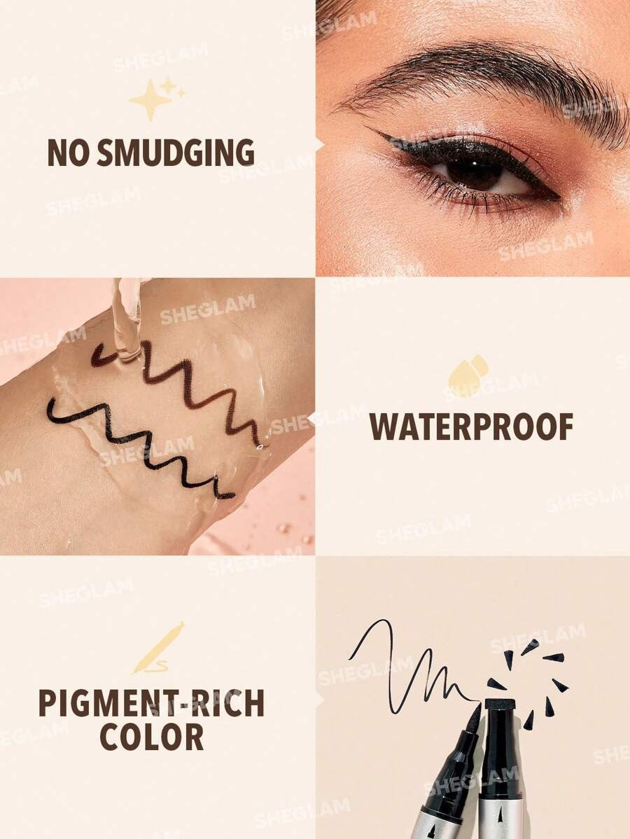 SHEGLAM Wing It كحل سائل بني