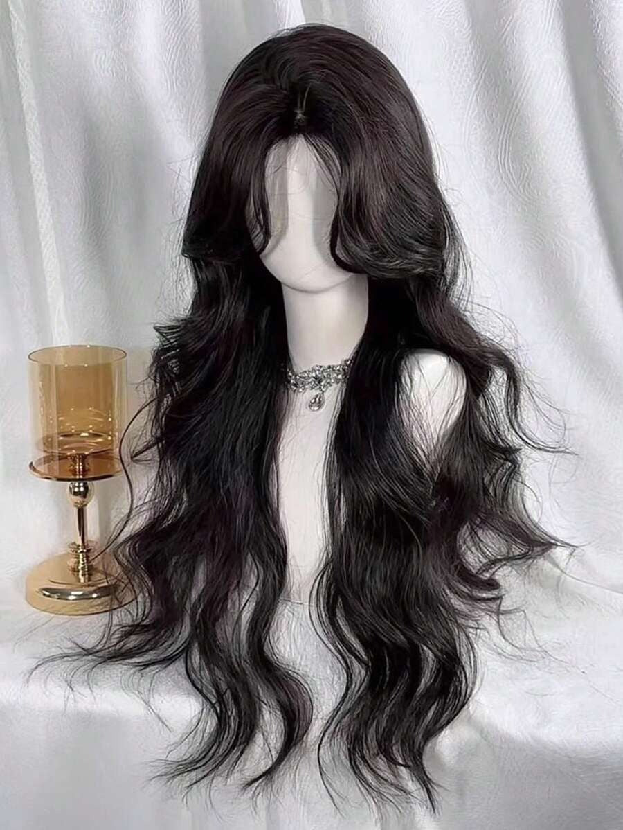 SHEIN باروكة شعر طويل مموج