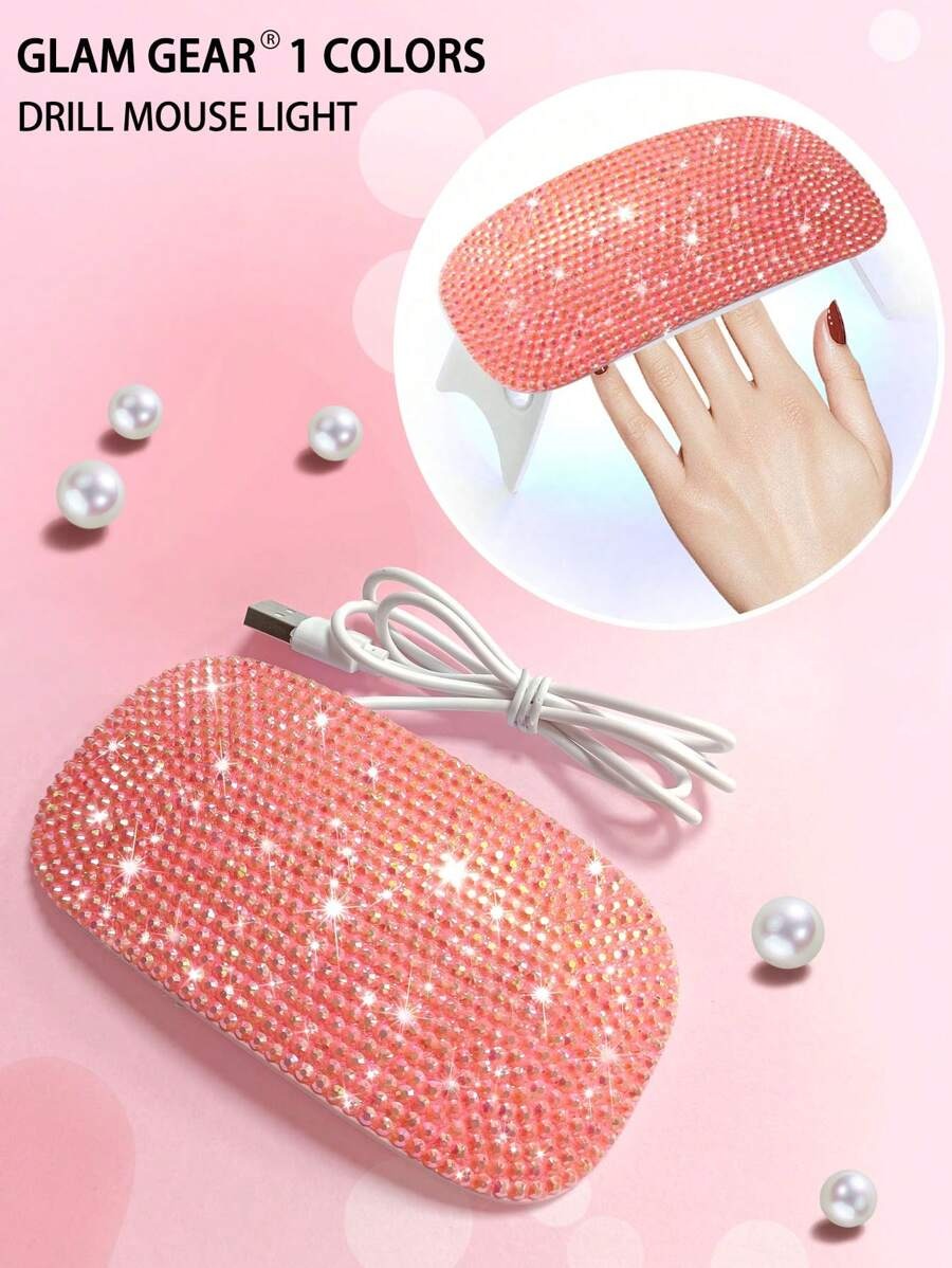 SHEIN LED مصباح تجفيف أظافر وردي