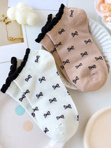 SHEIN جوارب كاحل نسائية 5 ازوراج بزهرة فرنسية
