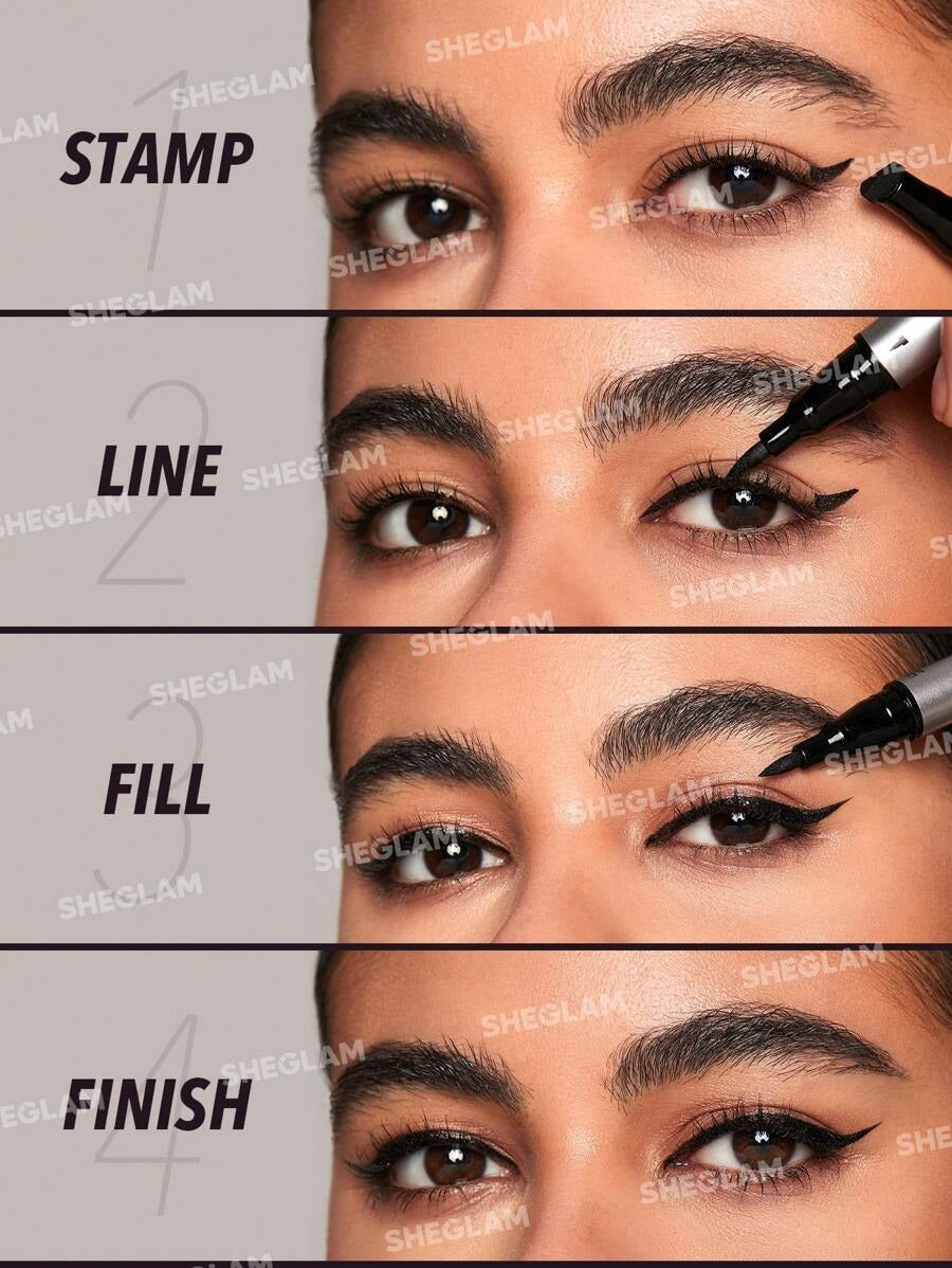 SHEGLAM Wing It كحل سائل بني
