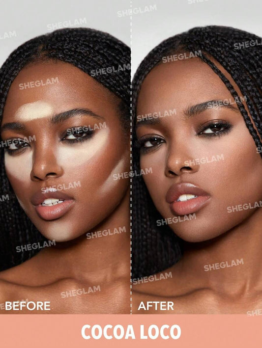 SHEGLAM Cocoa Loco بودرة تثبيت