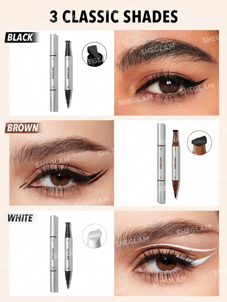 SHEGLAM Wing It كحل سائل بني