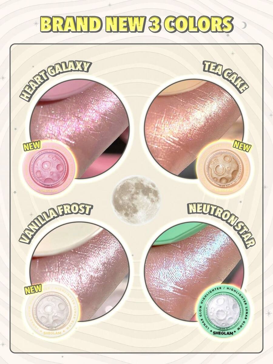 SHEGLAM Lunar Glow Tea Cake بودرة هايلايتر