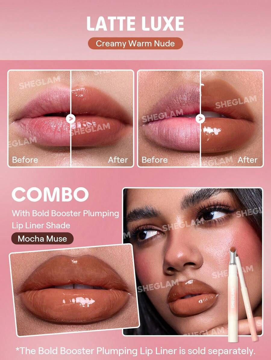 SHEGLAM Latte Luxe ملمع شفايف