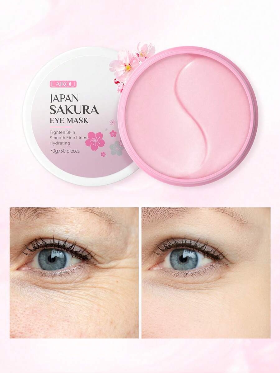 LAIKOU مجموعة 8 قطع بزهور وردية لترطيب وتفتيح البشرة