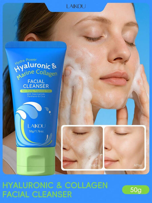 LAIKOU منظف وجه  بحمض الهيالورونيك والكولاجين