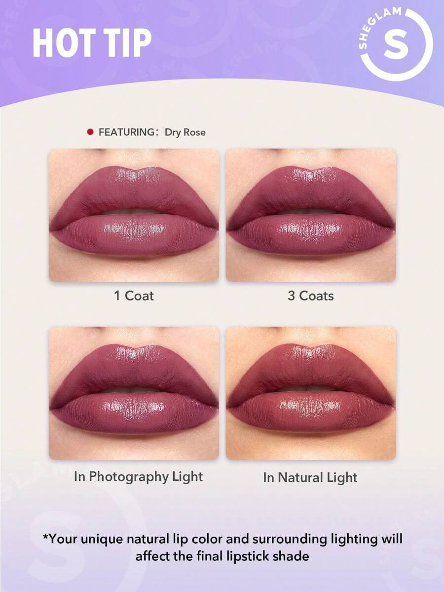 SHEGLAM Thanks, Just Bought It أحمر شفاه روج كريمي ناعم
