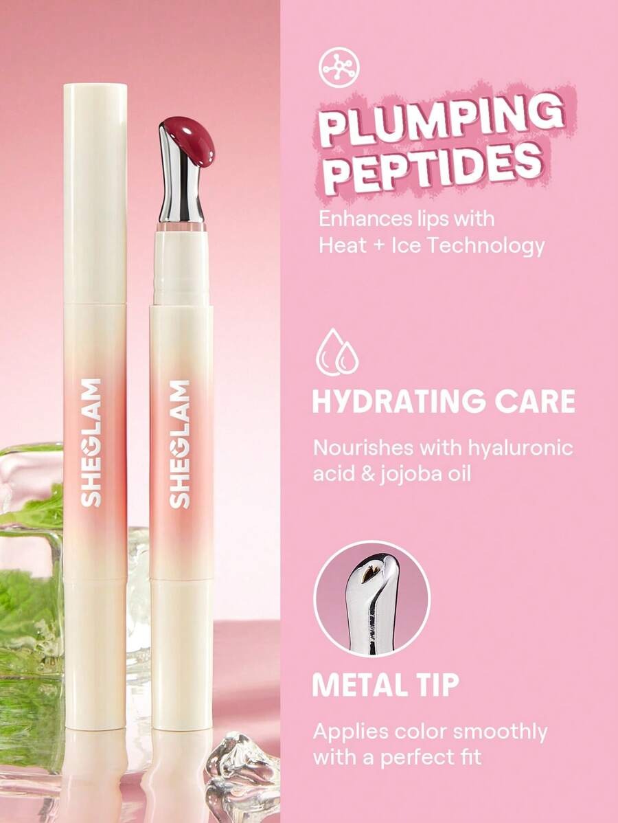 SHEGLAM Rosé Veil منفخ شفايف يعطي لمعة ناعمة