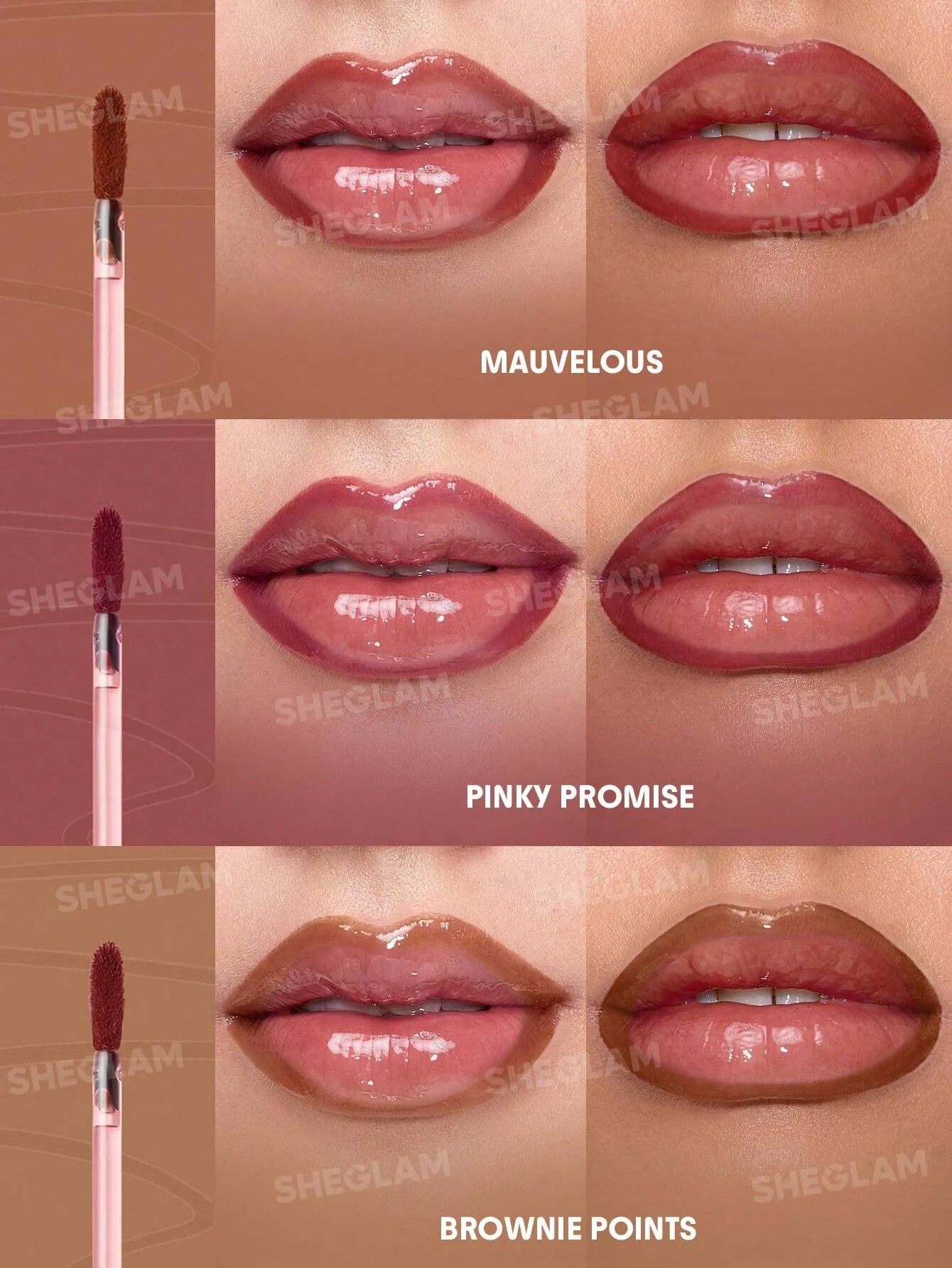 SHEGLAM Fall In Line محدد شفاه قابل للتقشير Pinky Promise