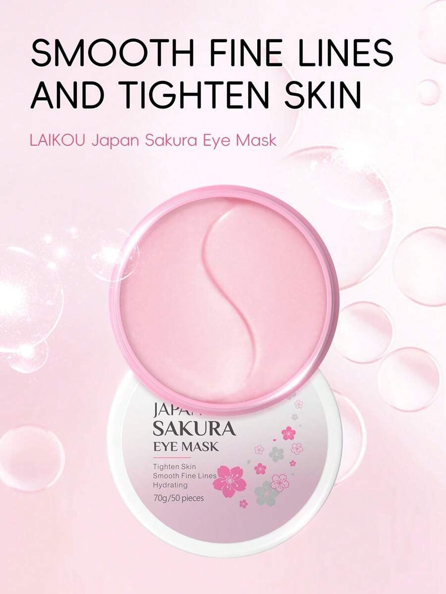 LAIKOU مجموعة 8 قطع بزهور وردية لترطيب وتفتيح البشرة