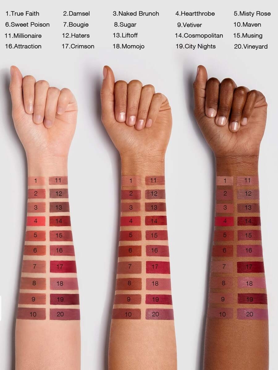 SHEGLAM Matte Allure City Nights أحمر الشفاه لون