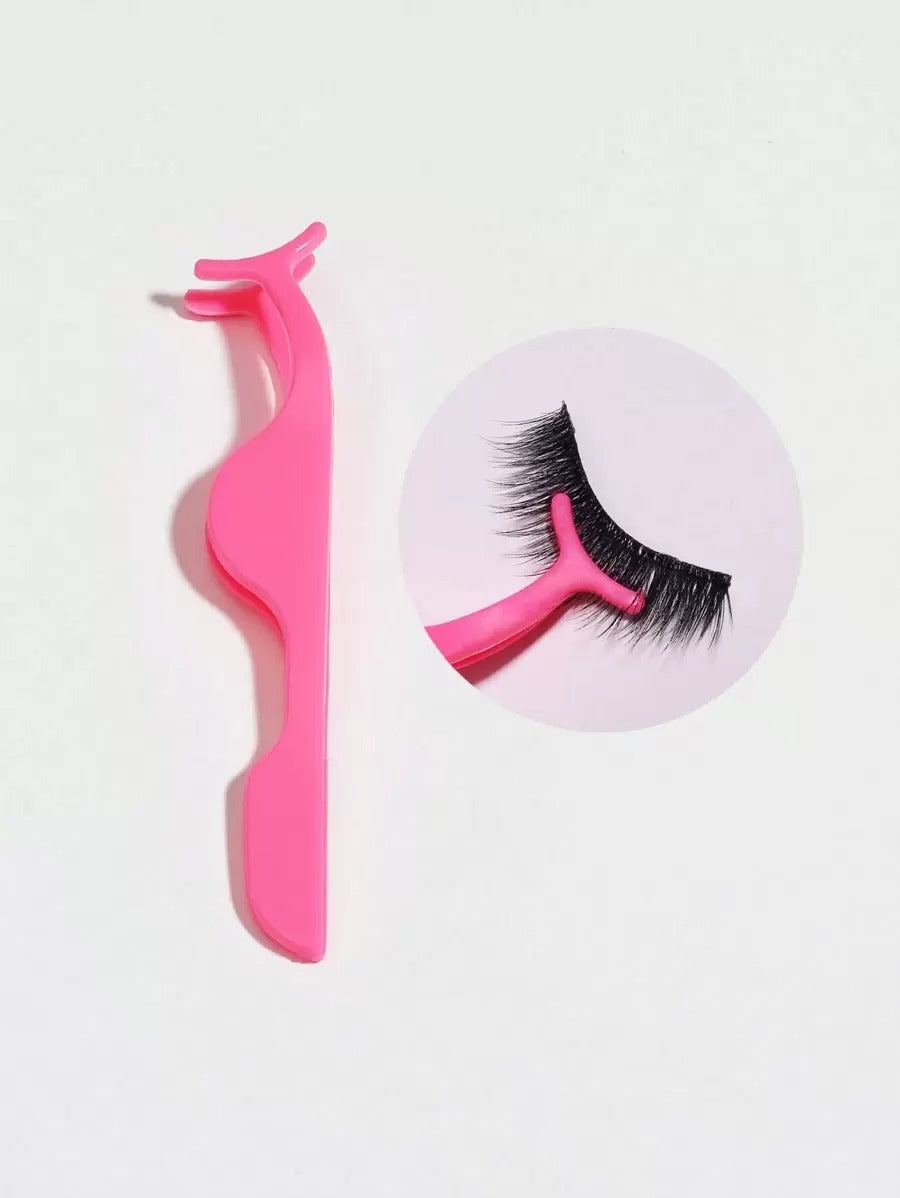 SHEIN ملقط رموش بلون وردي