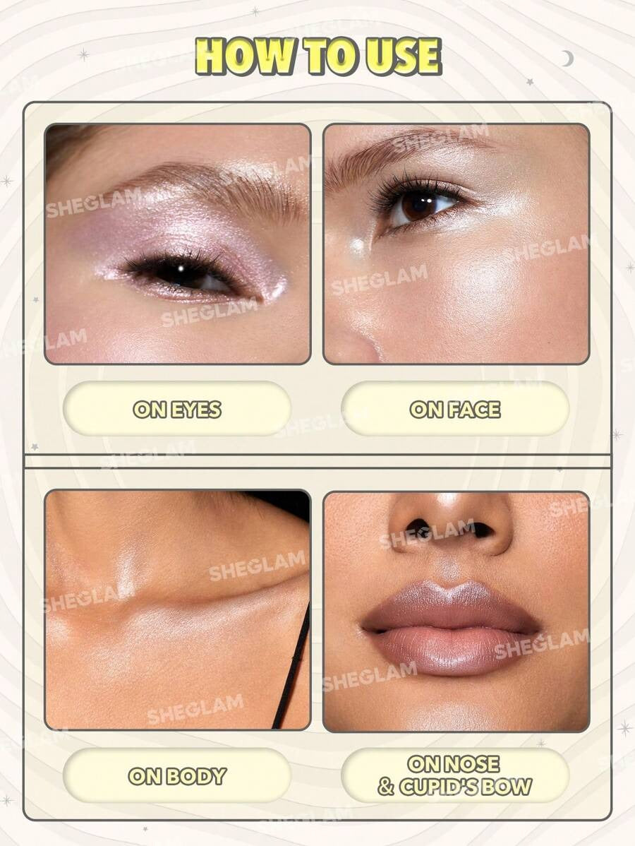 SHEGLAM Lunar Glow Tea Cake بودرة هايلايتر
