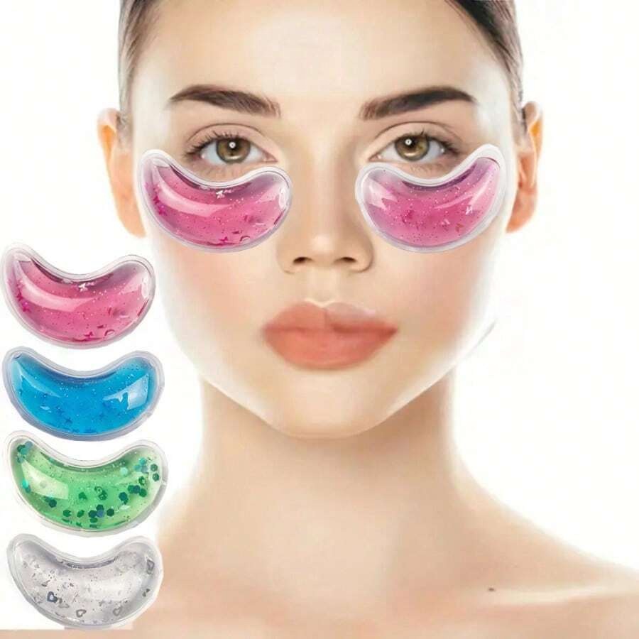 SHEIN زوج ضمادات عين جيلاتينية  تبريد وراحة فورية