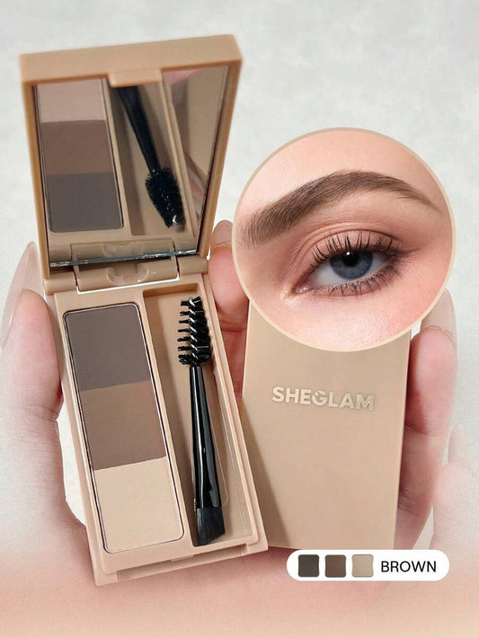 SHEGLAM Puff ظلال حواجب لون بني طبيعي