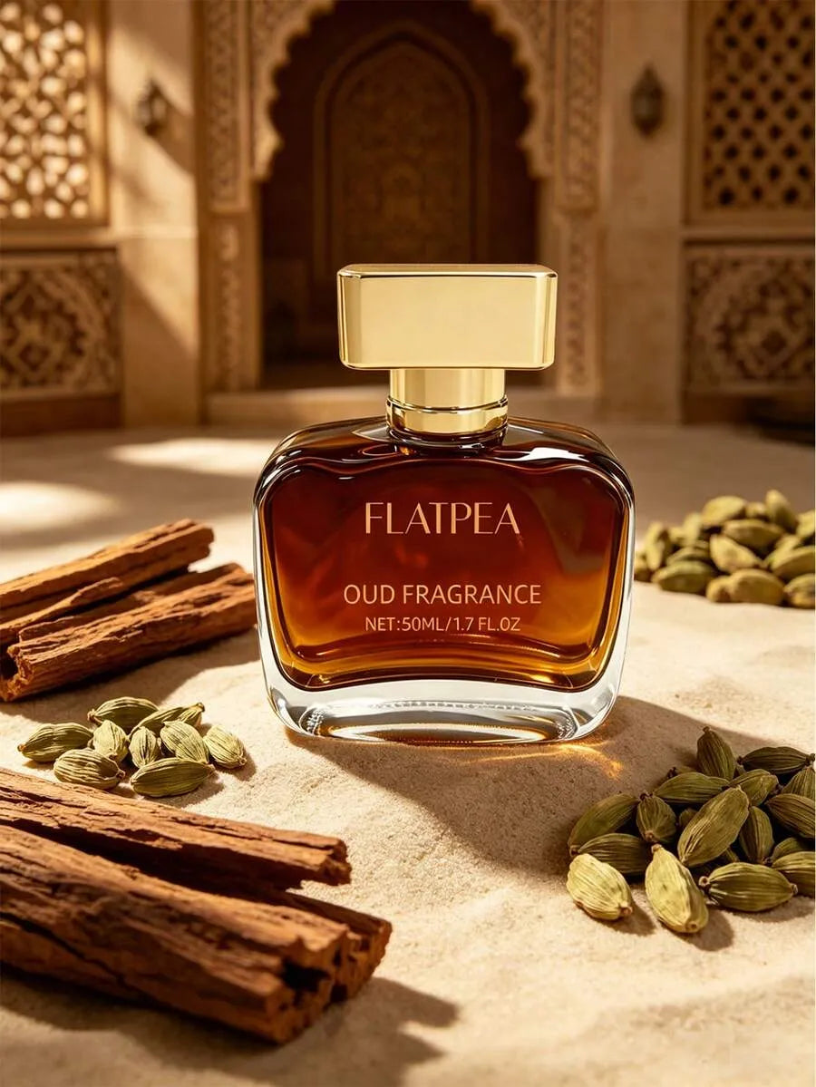 SHEIN عطر رجالي بعود عربي وخشب الصندل 50 مل طويل الأمد