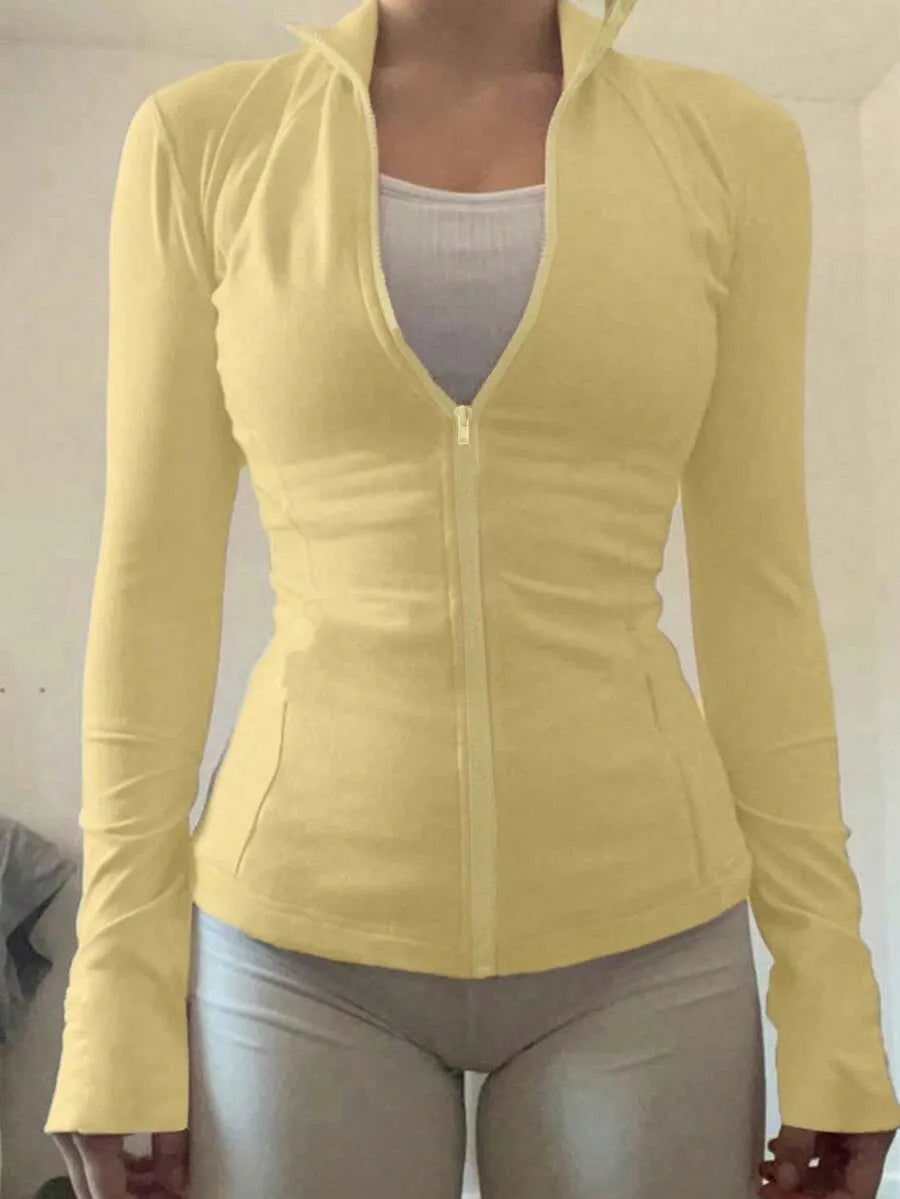 SHEIN DAZY جاكيت رياضي نسائي للركض