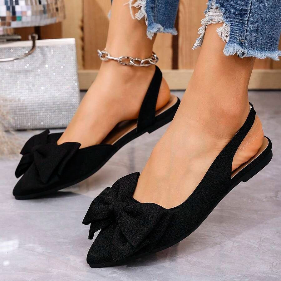 SHEIN صندل نسائي أنيق لون أسود