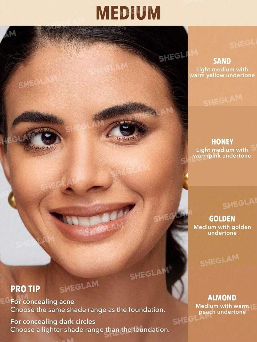 SHEGLAM Almond كونسيلر سائل