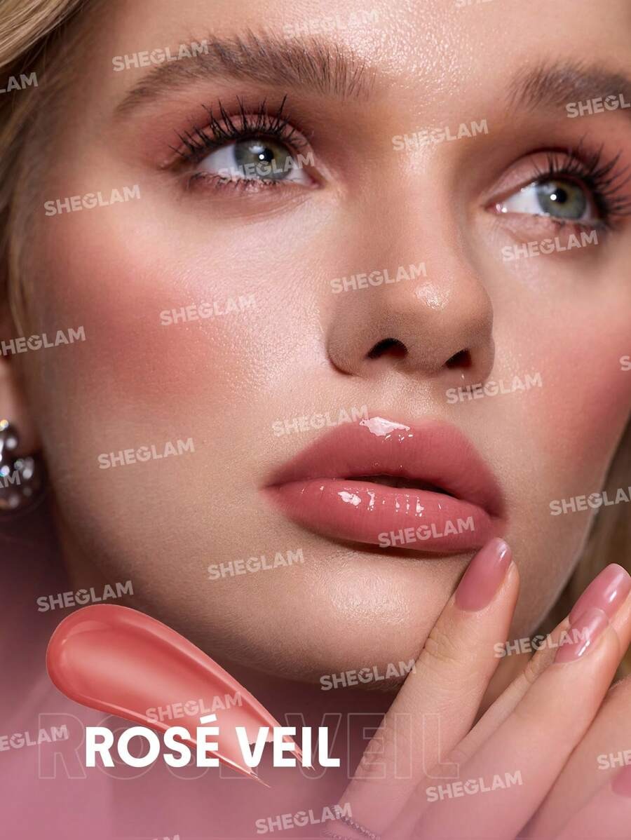 SHEGLAM Rosé Veil منفخ شفايف يعطي لمعة ناعمة