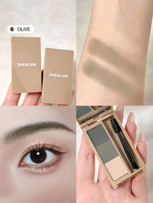 SHEGLAM Puff Olive علبة ظلال حواجب