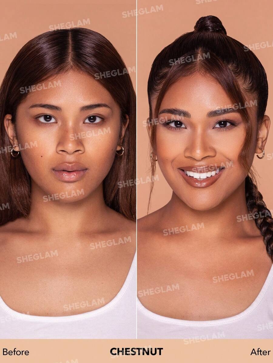 SHEGLAM Chestnut كريم أساس سائل