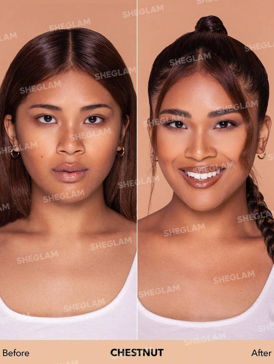 SHEGLAM Chestnut كريم أساس سائل