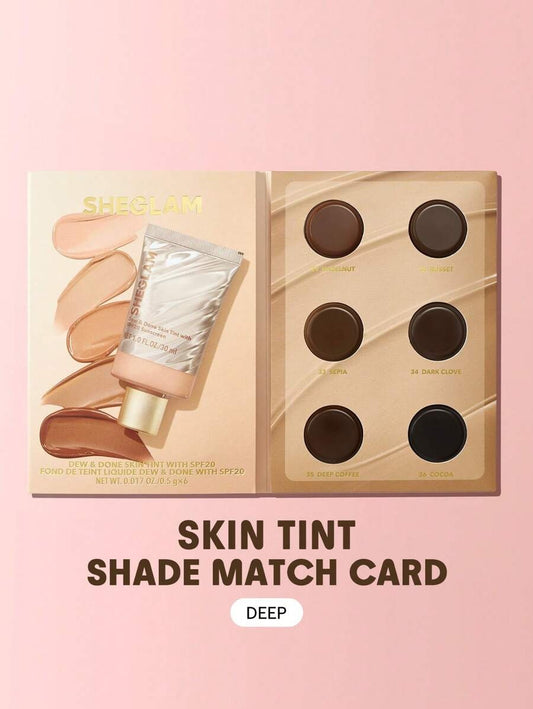 SHEGLAM SHEGLAM Dew & Done Deep عينة ملون خفيف للبشرة