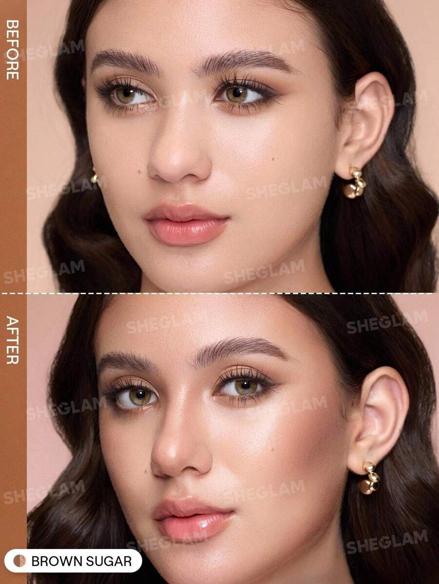 SHEGLAM 2-In-1 – Brown Sugar كونتور وهايلايتر