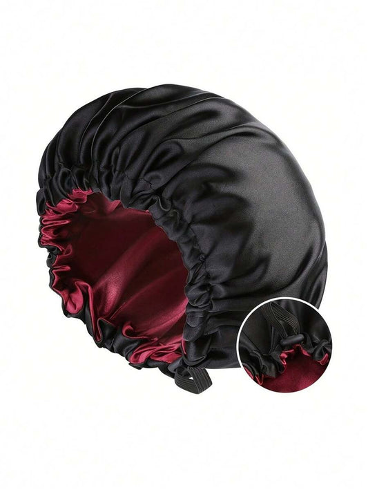 SHEIN قبعة نوم ساتان مزدوجة بطبقتين