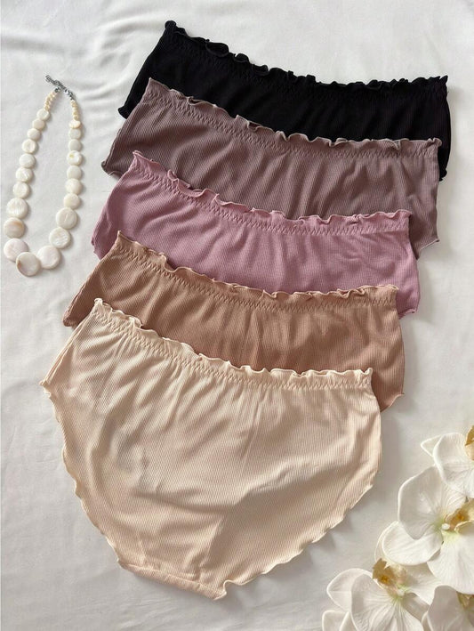 SHEIN مجموعة خمس قطع ملابس داخلية نسائية