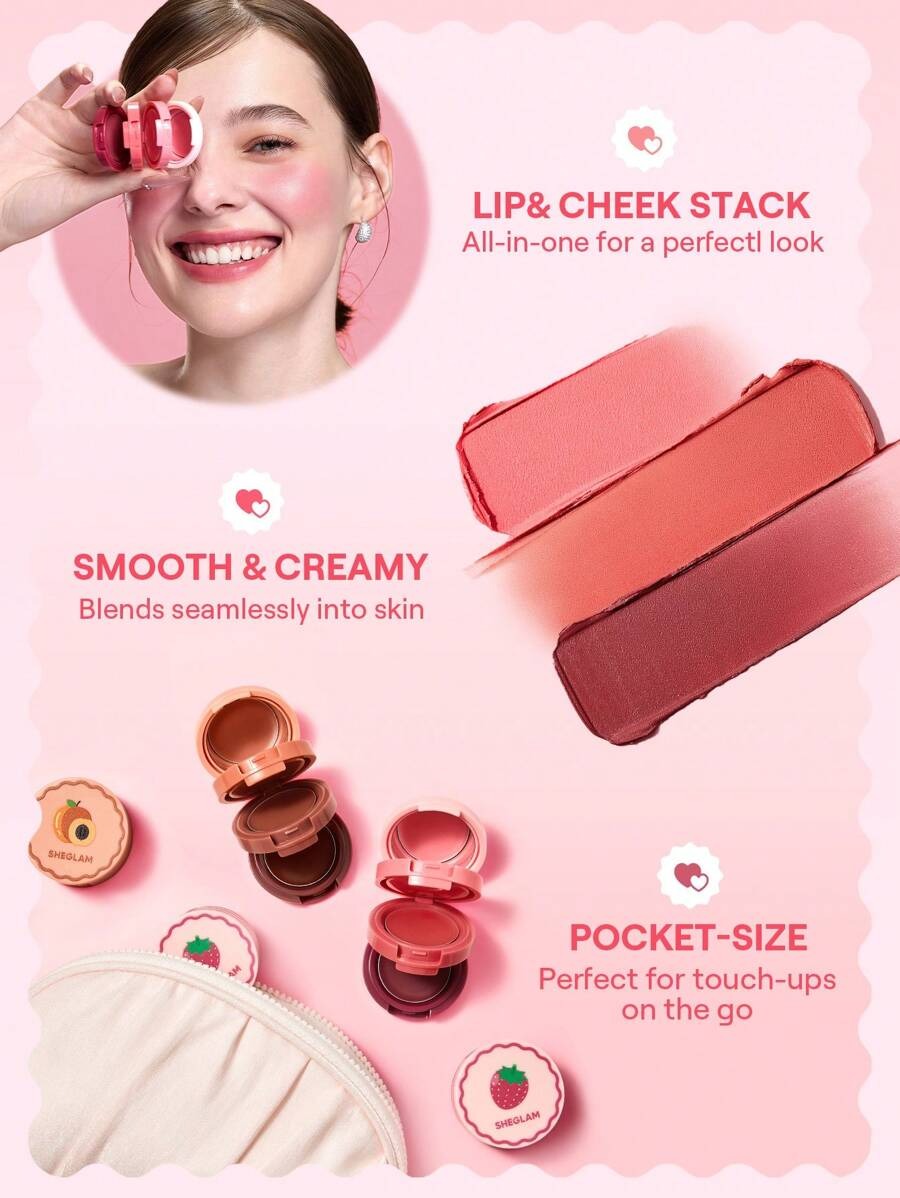 SHEGLAM Apricot Dream  طقم كريم للخدود والشفاه