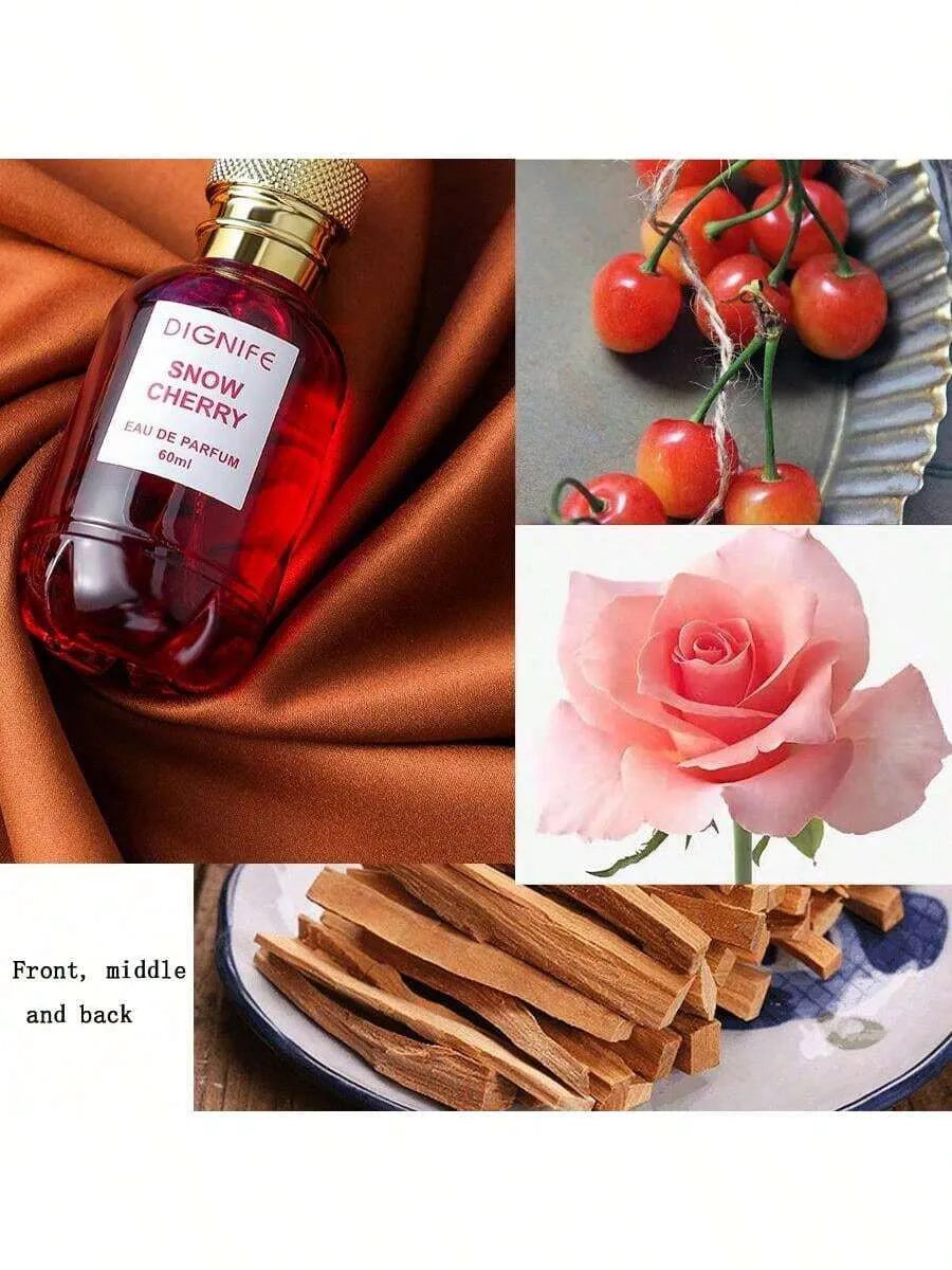 SHEIN عطر نسائي بزهر الكرز 60 مل برائحة زهرية طويلة الأمد