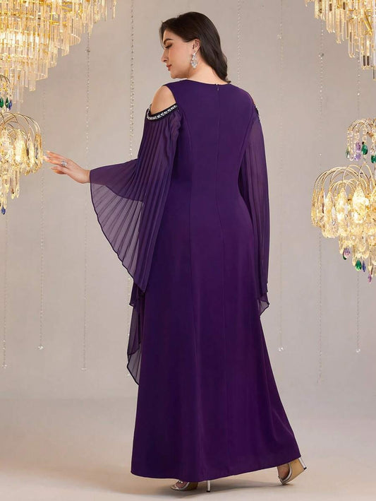 SHEIN فستان طويل بقصة واسعة من الخصر