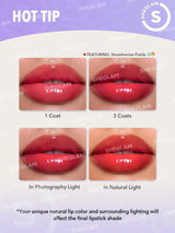 SHEGLAM Rosé Veil منفخ شفايف يعطي لمعة ناعمة