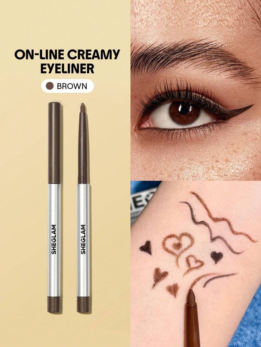 SHEGLAM قلم كحل كريمي بني مطفي