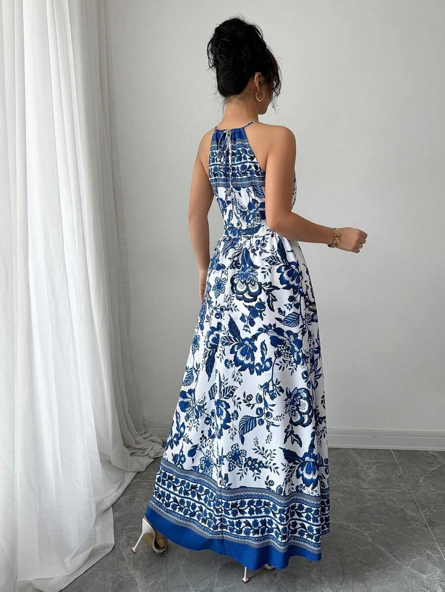 SHEIN فستان ماكسي بطبعة زهور