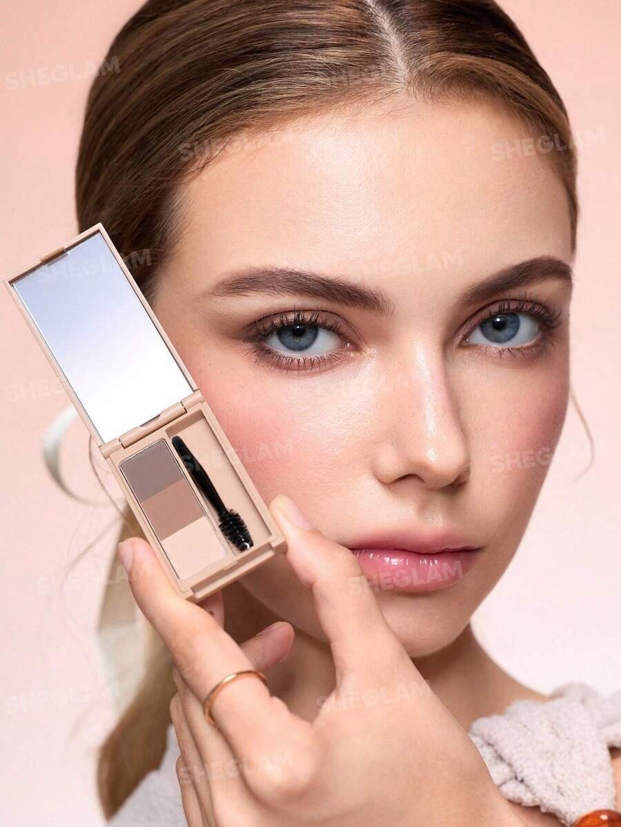 SHEGLAM Puff ظلال حواجب لون بني طبيعي