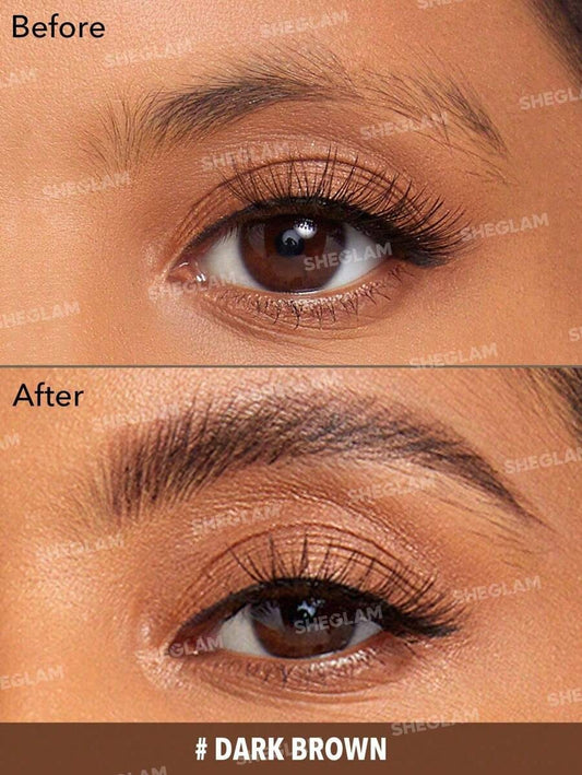 SHEGLAM Dark Brown قلم حواجب بلون بني غامق