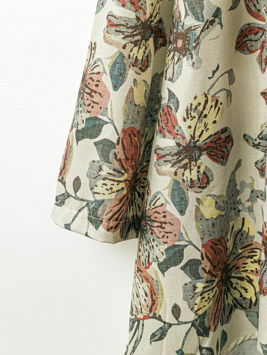 SHEIN Rusticease مجموعة بنطال وبلوزة