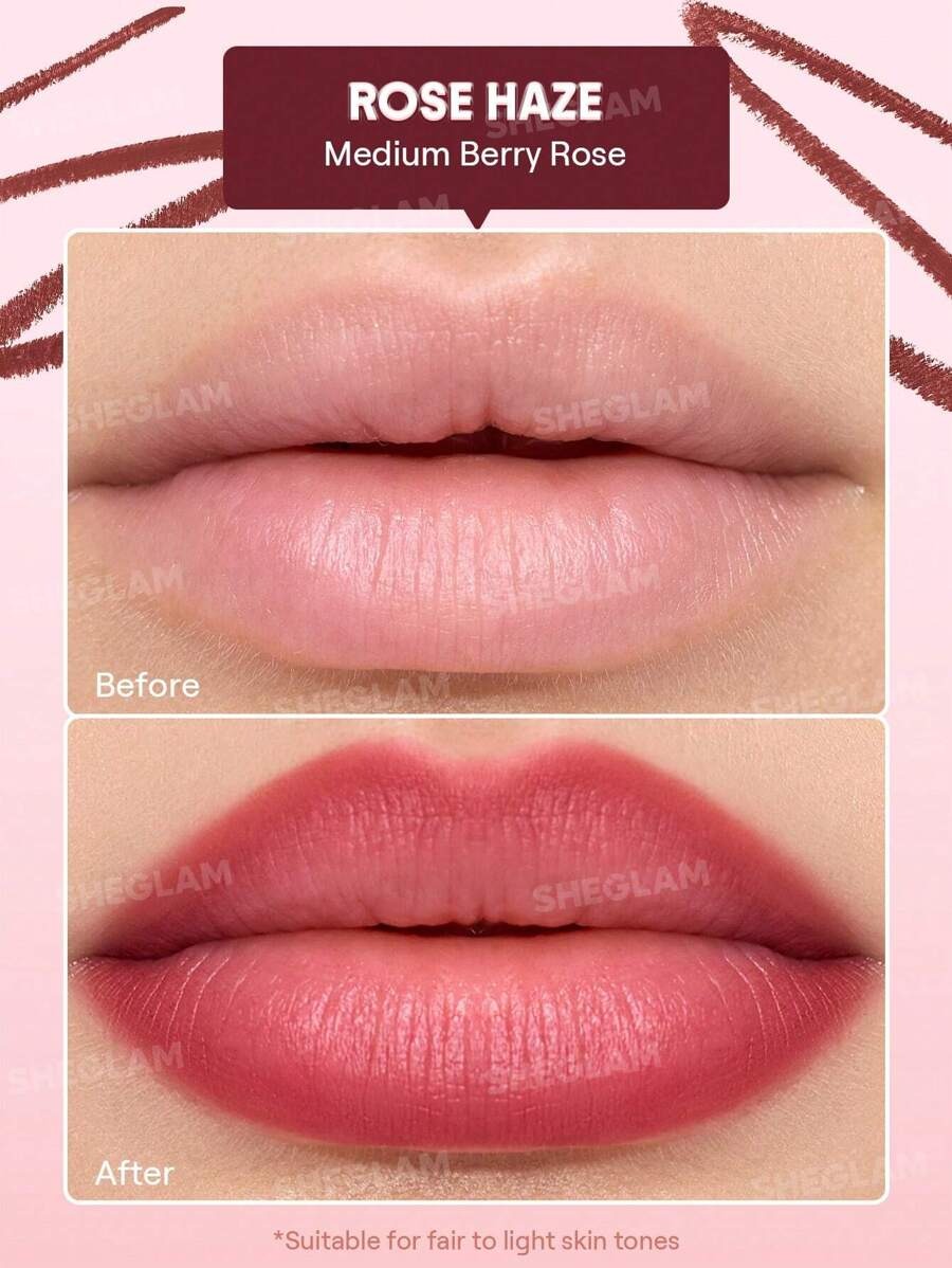 SHEGLAM Cloudline Blur Rose Haze محدد شفاه
