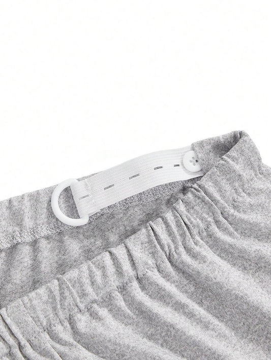 SHEIN BloomMama طقم ملابس نوم للحوامل 3 قطع ناعم ومريح