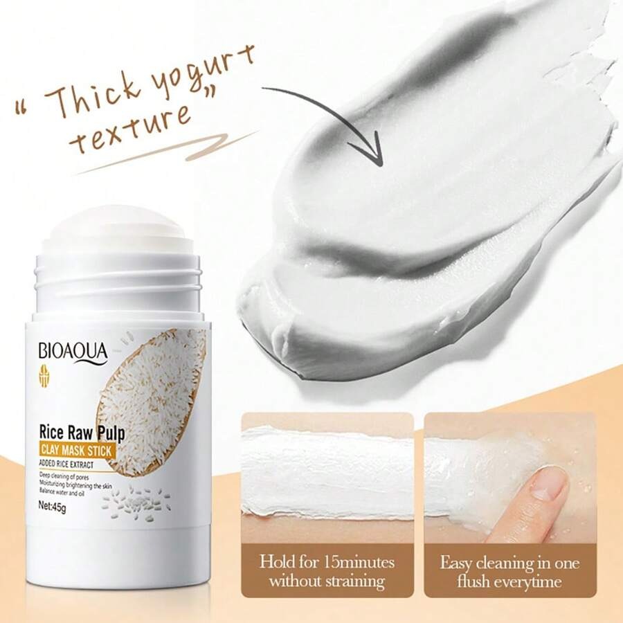 SHEIN عصا قناع الطين المقشر للأرز