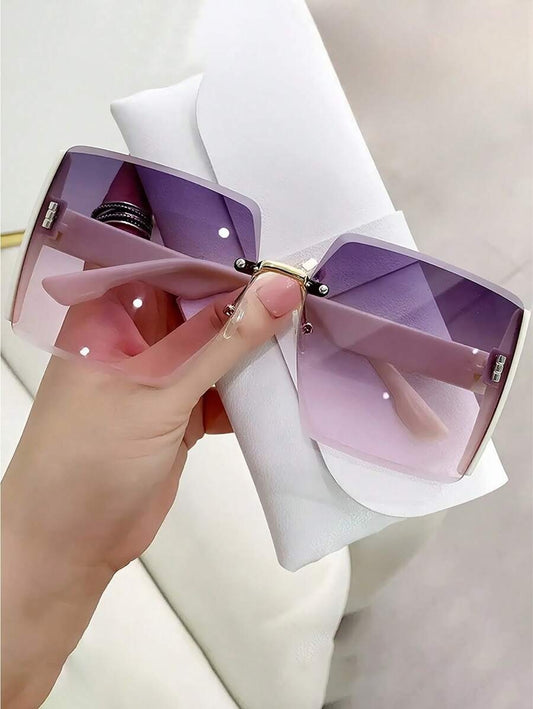 SHEIN نظارات نسائية كبيرة موديل ترندي