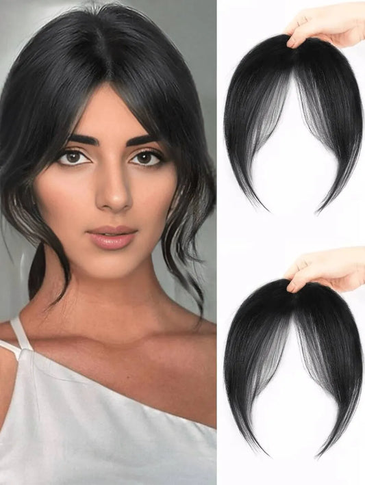 SHEIN شعر مستعار بخصلات هوائية طبيعية (8 بوصة)